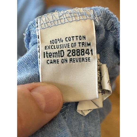 L.L. Bean Short Sleeve Authentic Original Ducks Men’s M Light Blue Cotton Tee - Picture 7 of 8